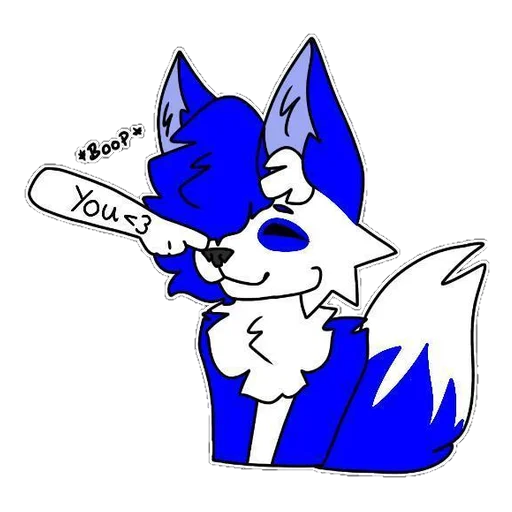 👃 Стикер «Dery The Fox» для Telegram