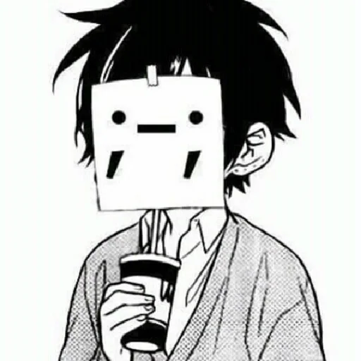 😭 Стикер «desenho japonês» для Telegram