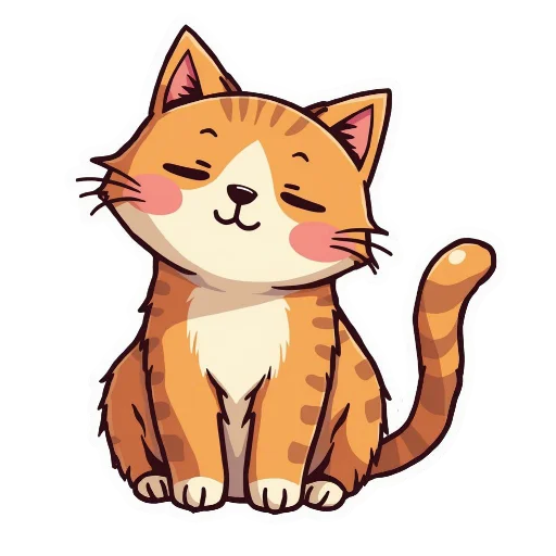 ☺ Стикер «Desert cats» для Telegram