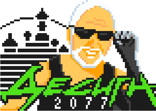 🕶 Стикер «Десигн Pixel Battle» для Telegram