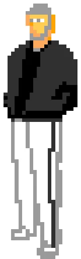 🕴 Стикер «Десигн Pixel Battle» для Telegram