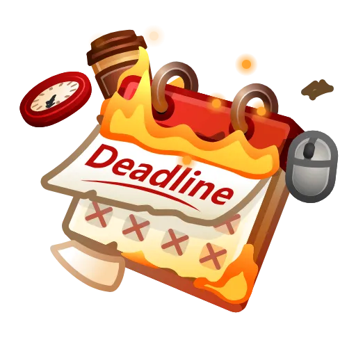 🎁 Эмодзи «Desk Calendar Crafted» для Telegram