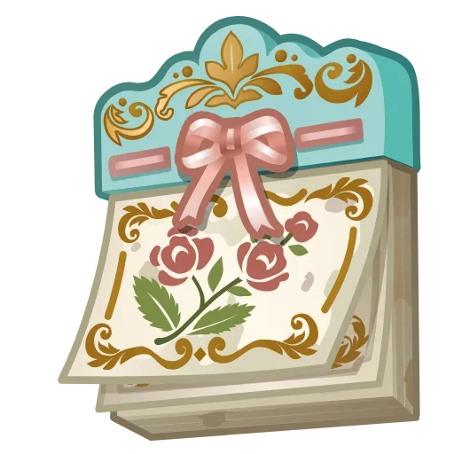 🎁 Эмодзи «Desk Calendar Crafted» для Telegram
