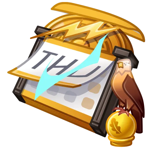 🎁 Эмодзи «Desk Calendar Crafted» для Telegram