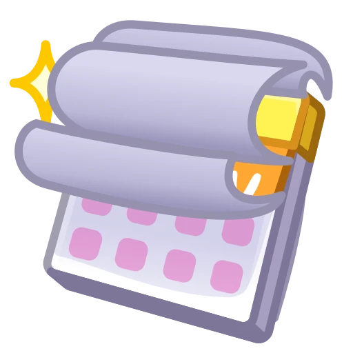 💎 Стикер «Desk Calendar» для Telegram
