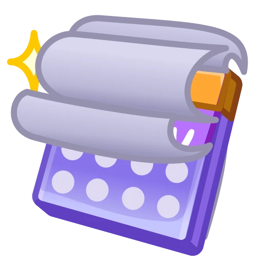 💎 Стикер «Desk Calendar» для Telegram