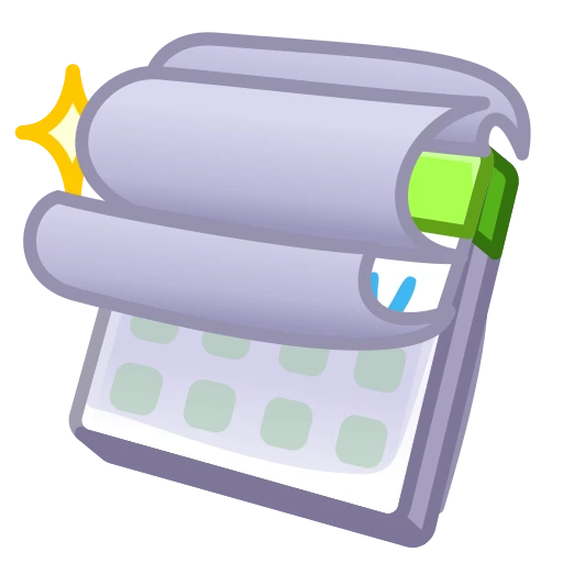 💎 Стикер «Desk Calendar» для Telegram