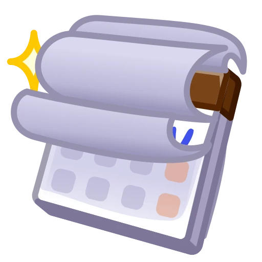 💎 Стикер «Desk Calendar» для Telegram