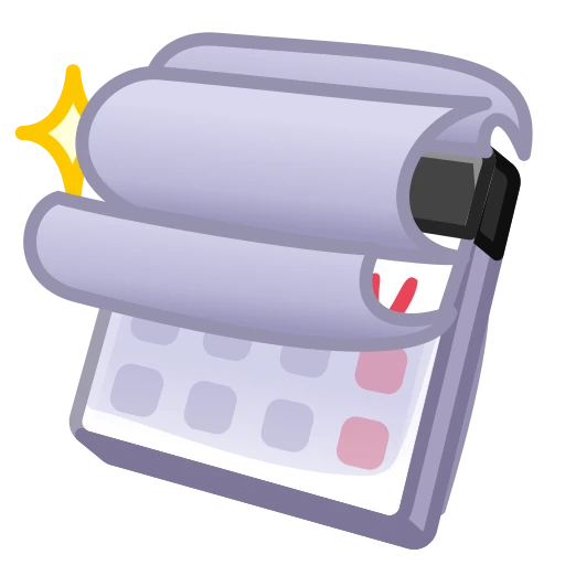 💎 Стикер «Desk Calendar» для Telegram