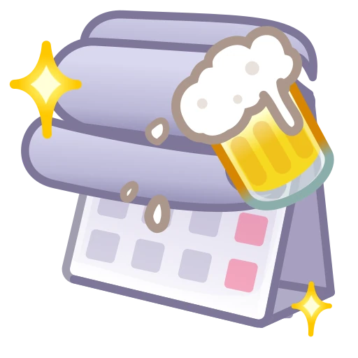💎 Стикер «Desk Calendar» для Telegram