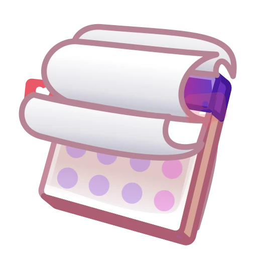 💎 Стикер «Desk Calendar» для Telegram