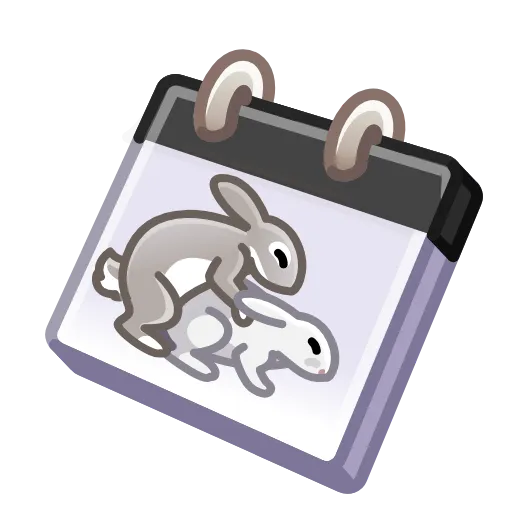 🗓 Эмодзи «Desk Calendar» для Telegram