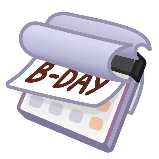 🗓 Эмодзи «Desk Calendar» для Telegram