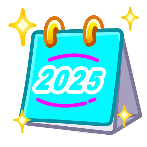 🗓 Эмодзи «Desk Calendar» для Telegram