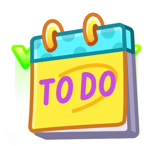 🗓 Эмодзи «Desk Calendar» для Telegram