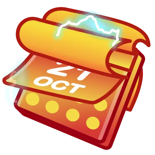 🗓 Эмодзи «Desk Calendar» для Telegram