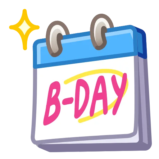 🗓 Эмодзи «Desk Calendar» для Telegram