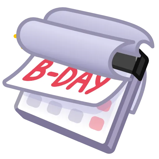 🗓 Эмодзи «Desk Calendar» для Telegram
