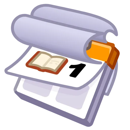 🗓 Эмодзи «Desk Calendar» для Telegram