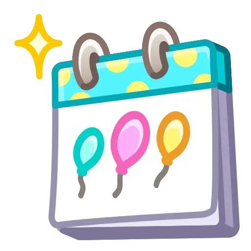 🗓 Эмодзи «Desk Calendar» для Telegram