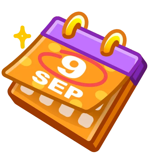 🗓 Эмодзи «Desk Calendar» для Telegram