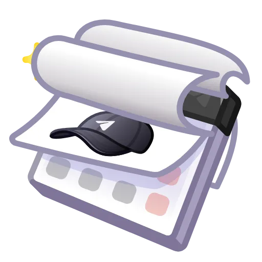 🗓 Эмодзи «Desk Calendar» для Telegram