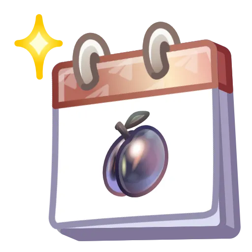 🗓 Эмодзи «Desk Calendar» для Telegram