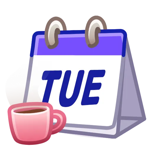 🗓 Эмодзи «Desk Calendar» для Telegram
