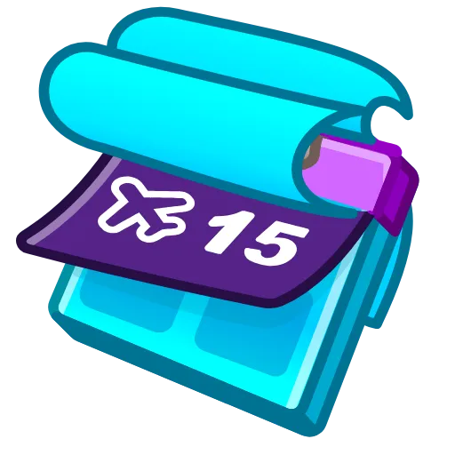🗓 Эмодзи «Desk Calendar» для Telegram