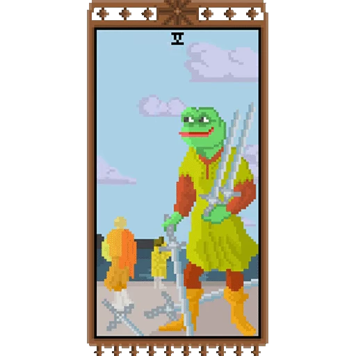 😡 Стикер «Таро Pepes» для Telegram
