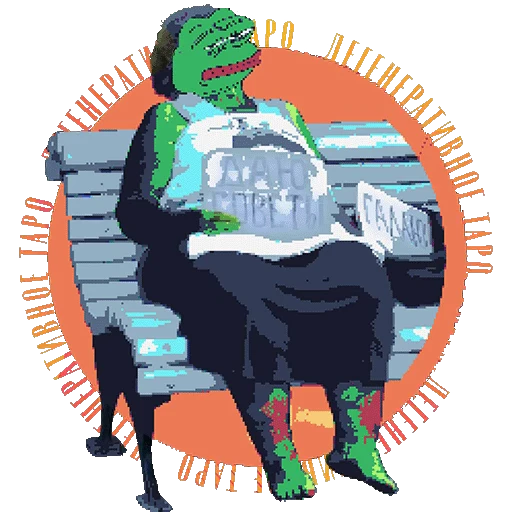 Стикерпак Таро Pepes для Telegram