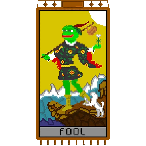 🤡 Стикер «Таро Pepes» для Telegram
