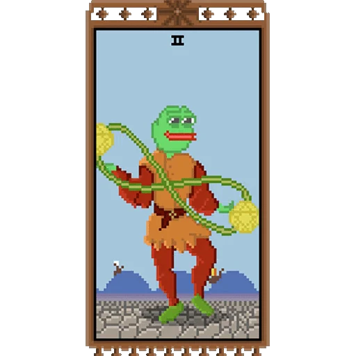 🤹 Стикер «Таро Pepes» для Telegram