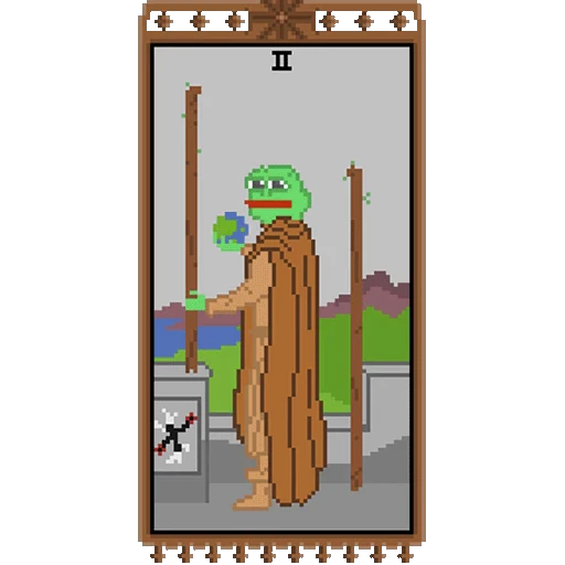 ✌️ Стикер «Таро Pepes» для Telegram