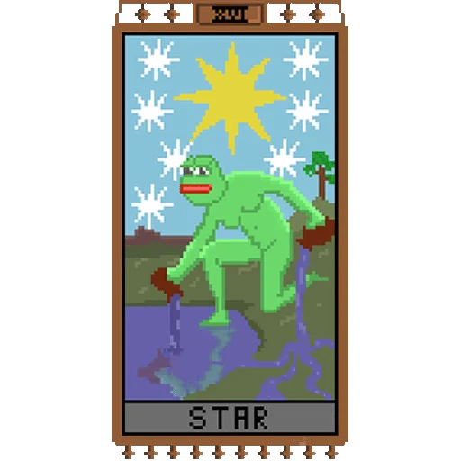 ⭐ Стикер «Таро Pepes» для Telegram