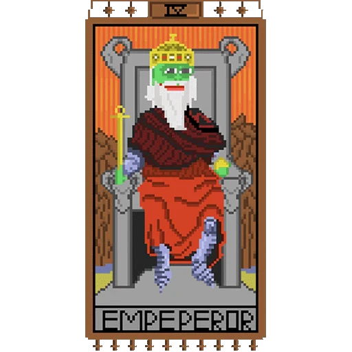 🤴 Стикер «Таро Pepes» для Telegram