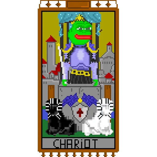 🚗 Стикер «Таро Pepes» для Telegram