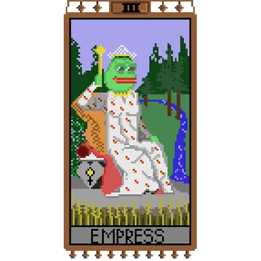 👸 Стикер «Таро Pepes» для Telegram