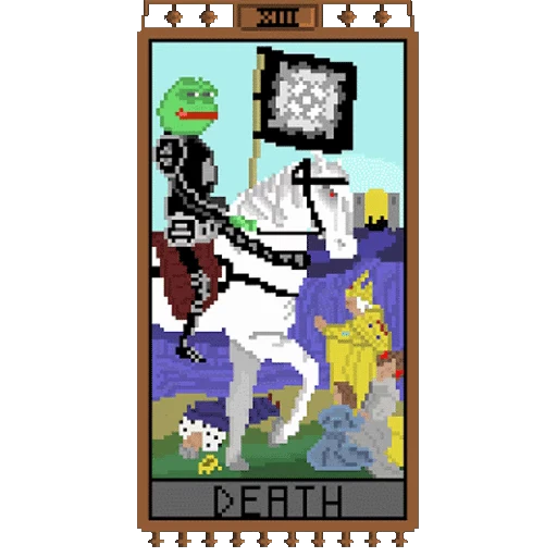 ☠️ Стикер «Таро Pepes» для Telegram