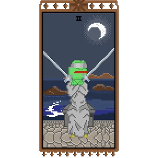 🫣 Стикер «Таро Pepes» для Telegram