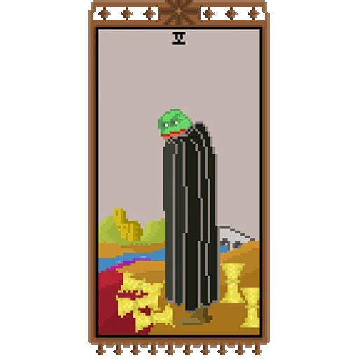 😭 Стикер «Таро Pepes» для Telegram