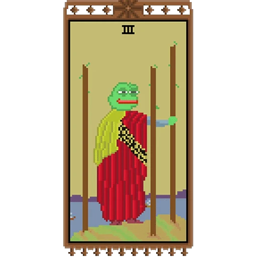 🔱 Стикер «Таро Pepes» для Telegram