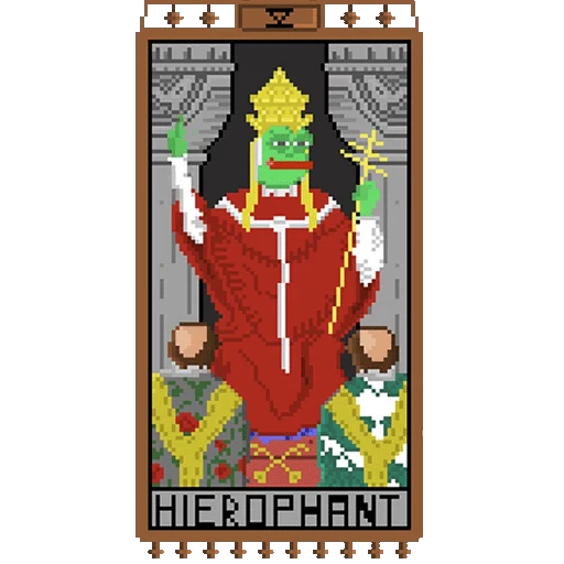 ⛪ Стикер «Таро Pepes» для Telegram