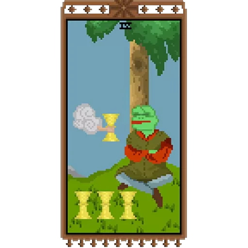 🥱 Стикер «Таро Pepes» для Telegram