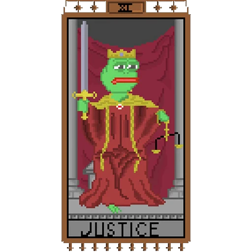 ⚖️ Стикер «Таро Pepes» для Telegram