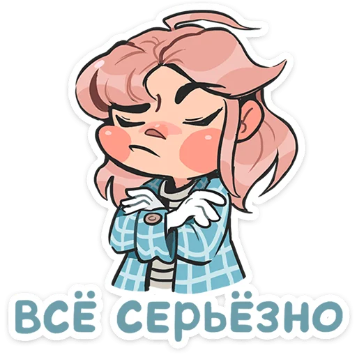 😤 Стикер «Детектив Энни» для Telegram