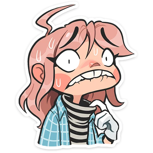 😬 Стикер «Детектив Энни» для Telegram