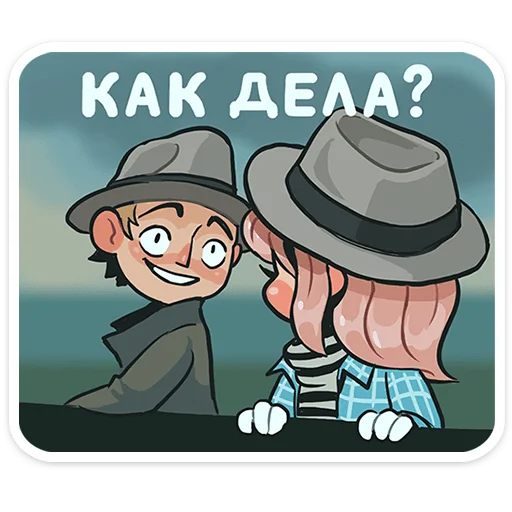 👋 Стикер «Детектив Энни» для Telegram