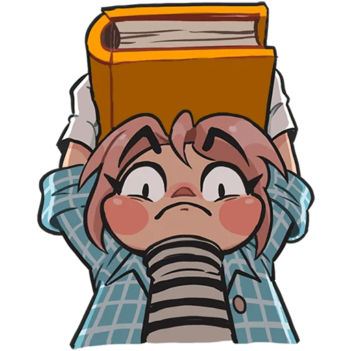 📔 Стикер «Детектив Энни Без Текста» для Telegram