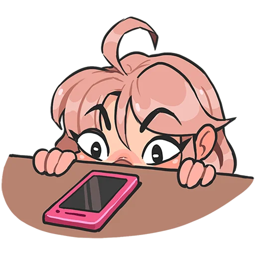 😑 Стикер «Детектив Энни Без Текста» для Telegram